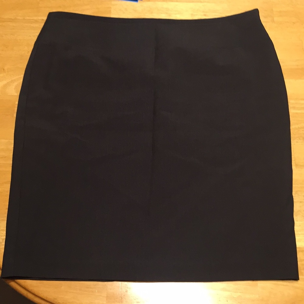 Dark gray pencil skirt